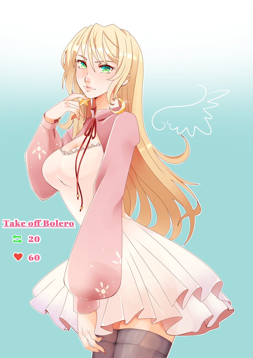 Trying a little strip-game ~ starting harmless #angel #art #animeart #ecchi #cutegirl #stripgame