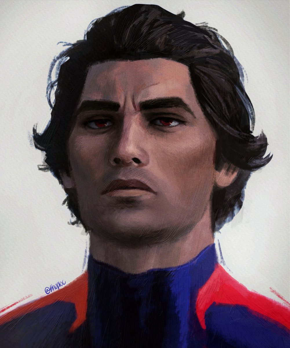 Shuploc's tweet photo. I too am not immune to Miguel O'Hara... 
#AcrossTheSpiderVerse  #SpiderVerse https://t.co/pYQIMtHV3N