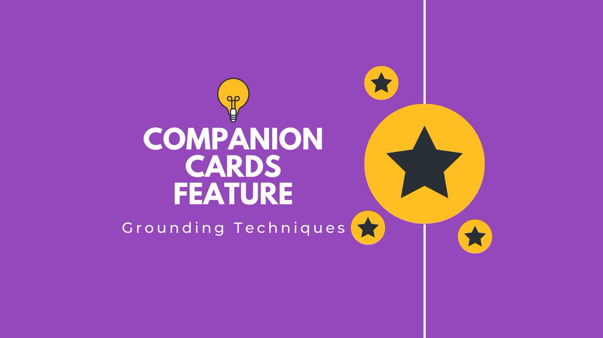 Discover the power of #GroundingTechniques for anxiety with Companion Cards. Master the '5-4-3-2-1' method to anchor your mind in the present and escape spiraling thoughts. Practice and consistency are key! Dive in and discover more with #CompanionCards. #AnxietyRelief