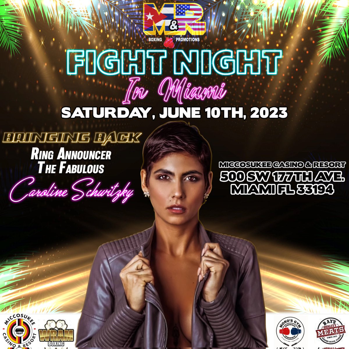 #fightnightinmiami #mnrboxingpromotions #june10th #carolineschwitzky #boxeo #boxing #dlgimagecreations