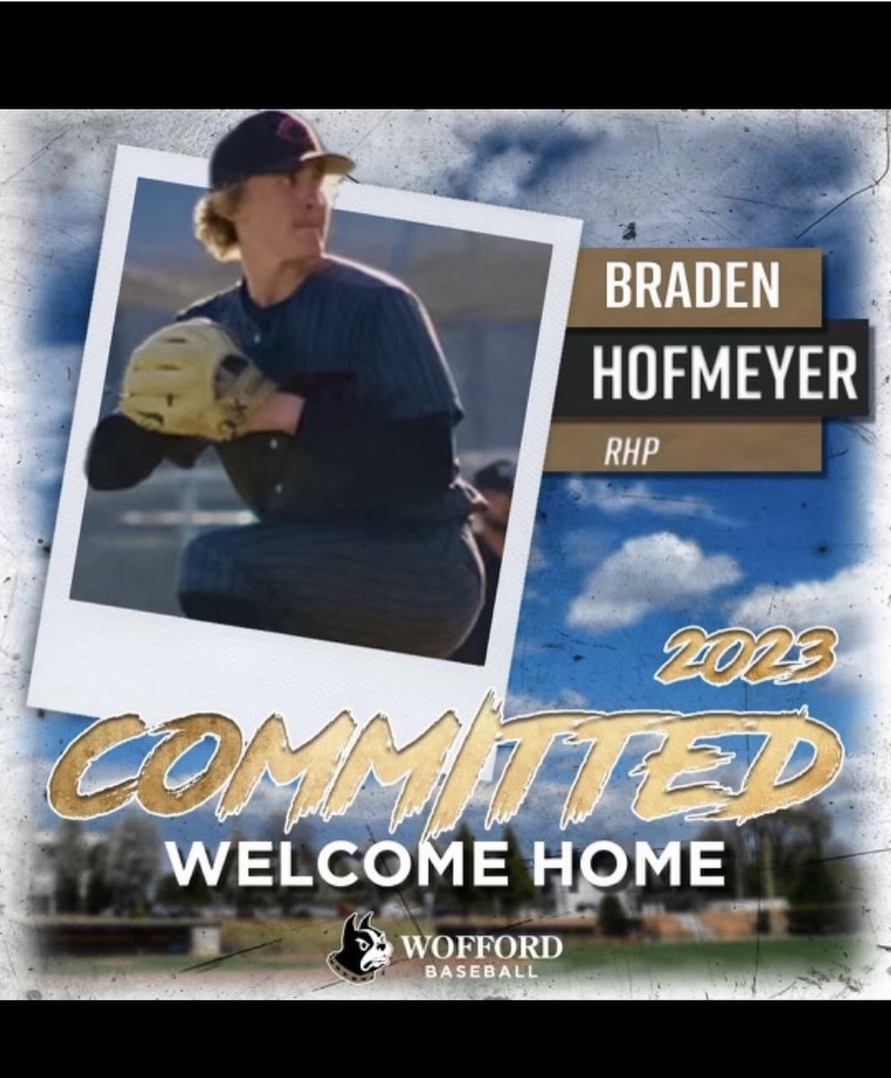 It’s official! Braden Hofmeyer is a Rawlings All-American! 

What an incredible accomplishment for a remarkable ballplayer and person! We could not be more proud to have B Hof wear the “C” these last two years! 

Big things ahead for him! @braden_hofmeyer @WoffordBaseball