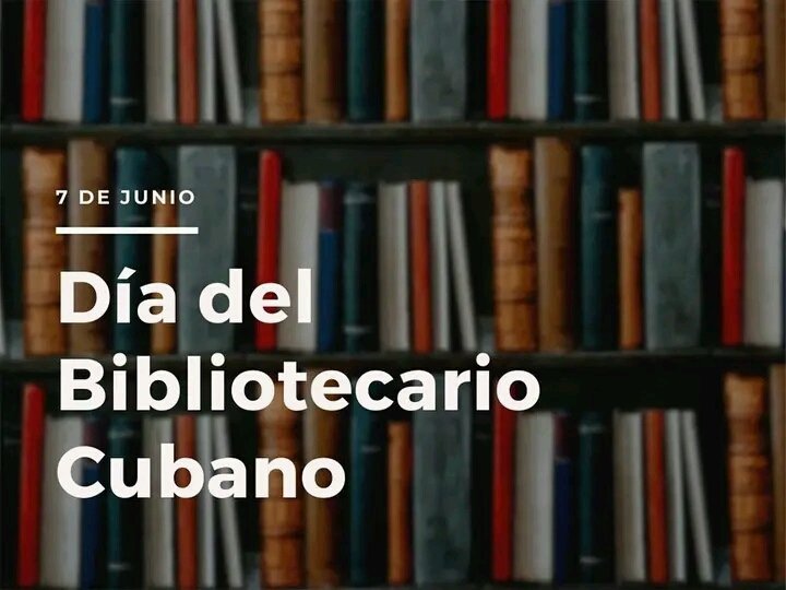 Muchas felicidades a los bibliotecarios en su día en especial a los trabajadores de Secundaria Básica #CubaMined