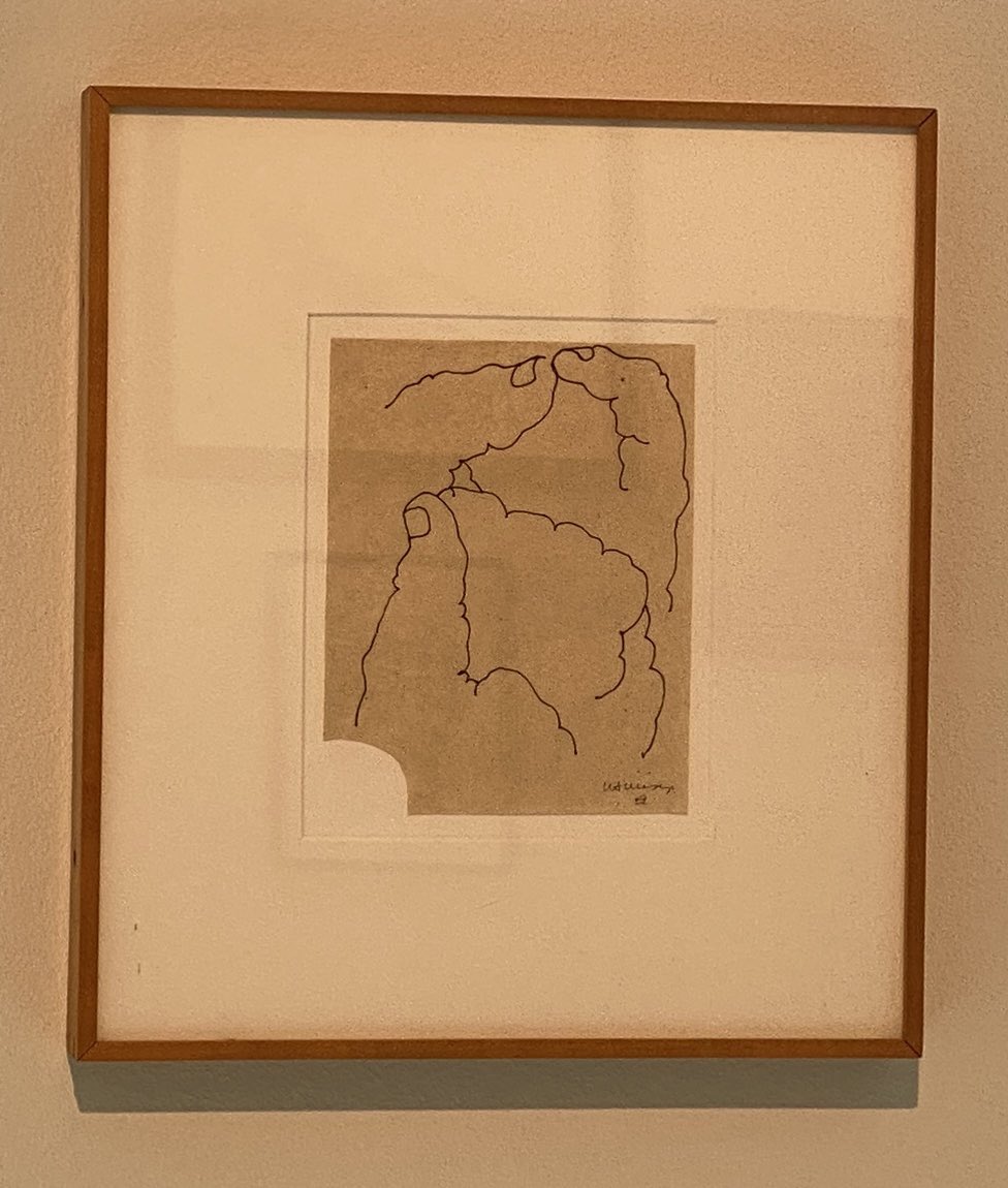Manos, ink on paper, 1984
Eduardo Chillida