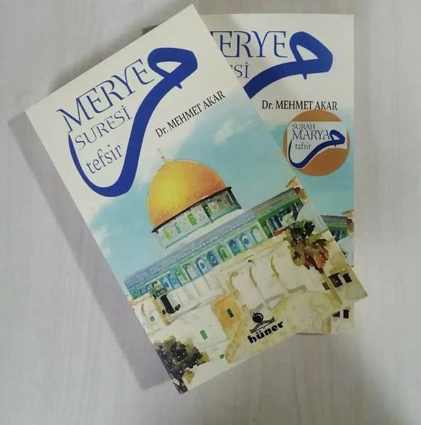 mehmtakar's tweet photo. 📚 52 GÜN BOYUNCA HERGÜN BİR KİTABIMIZI ÇEKİLİŞLE HEDİYE EDECEĞİZ NASİPSE
12. GÜN
MERYEM SURESİ TEFSİRİ
Şartlar:Takip+Beğeni+Retweettir. Süre 8 Haziran Perşembe akşam namazı saatine kadardır https://t.co/6DnwMfmxLe