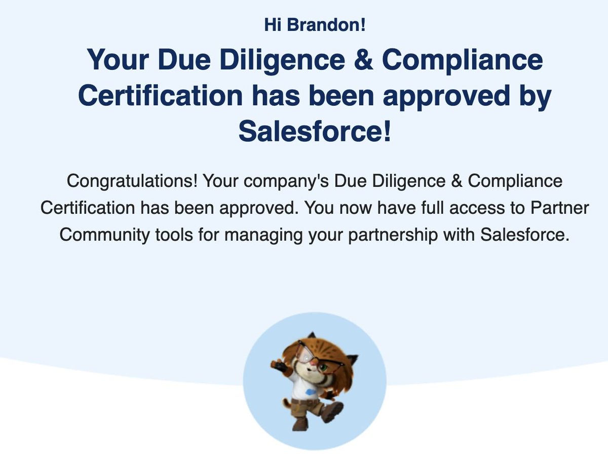 Official Salesforce Partner! #salesforcepartner #salesforce #sfdc #sfdconsultant #salesforceconsultant