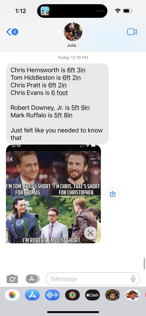 toliday's tweet image. Texts from your youngest step child #marvelnerd