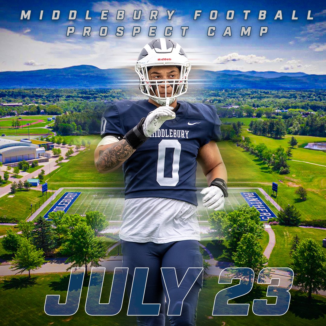Thank you @MiddFBMandigo for inviting me to compete at the @MiddFootball Football Prospect Camp this summer!  
@MiddCoachCaputi @ScitFootball @ScitAthletics @ScitStrength