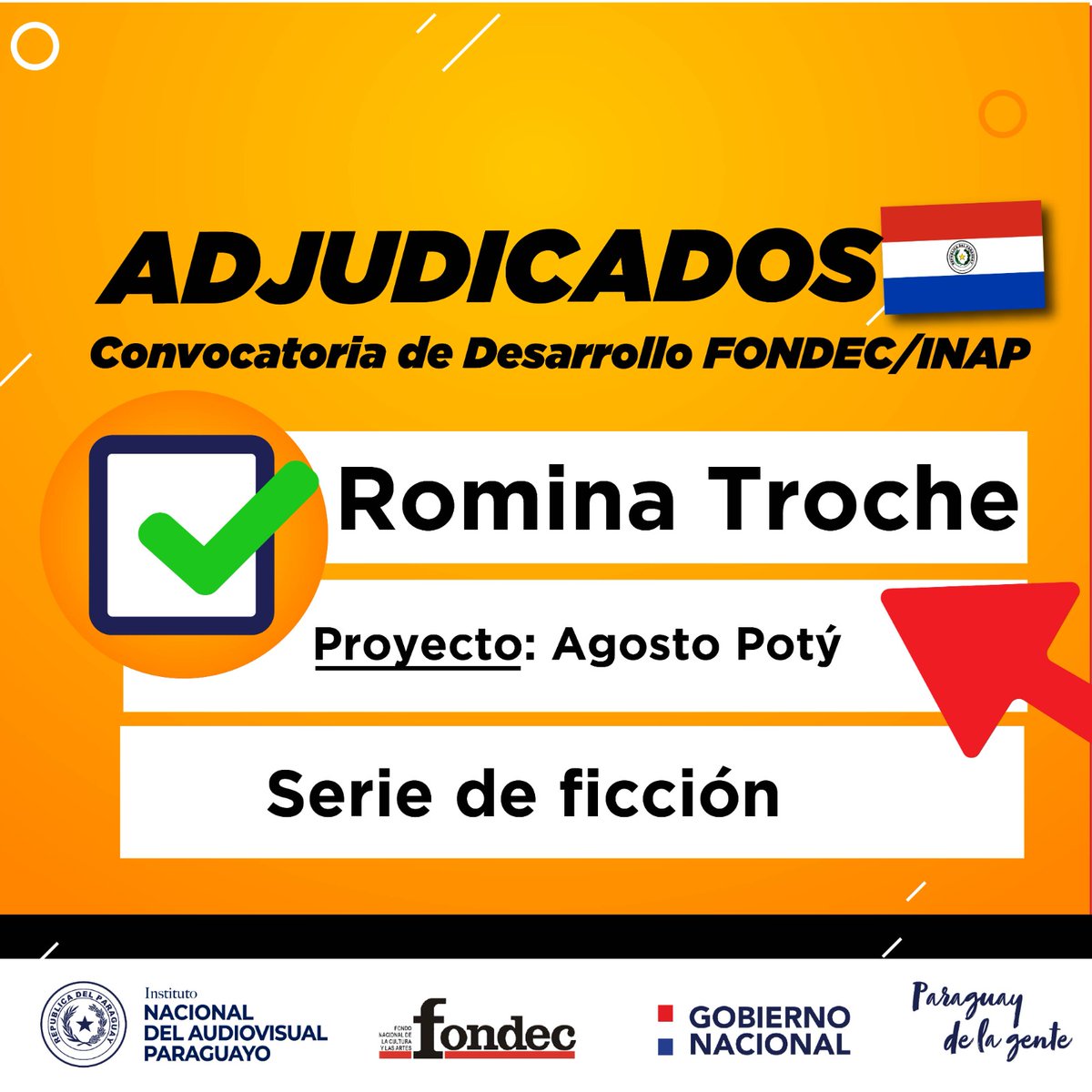 "Por ser una buena historia cercana al recuerdo doloroso de la sociedad. Un proyecto muy ambicioso por el cual el jurado apuesta en el desafío que tiene por delante el nobel equipo, en particular para desarrollar los guiones de la serie".