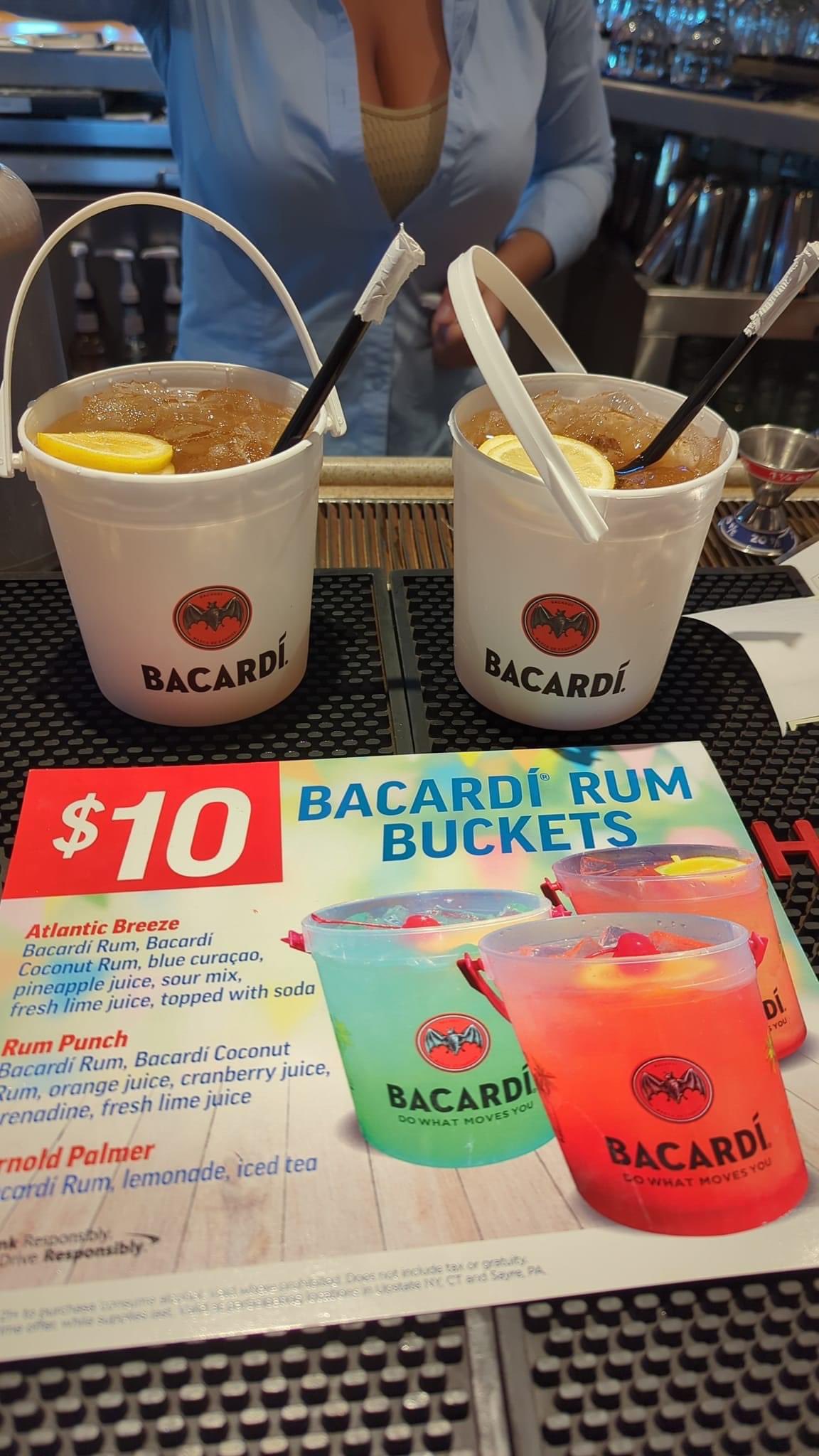 Hattiesburg Applebees on Twitter "BREAKING 🚨🚨 10 Bacardi Buckets at