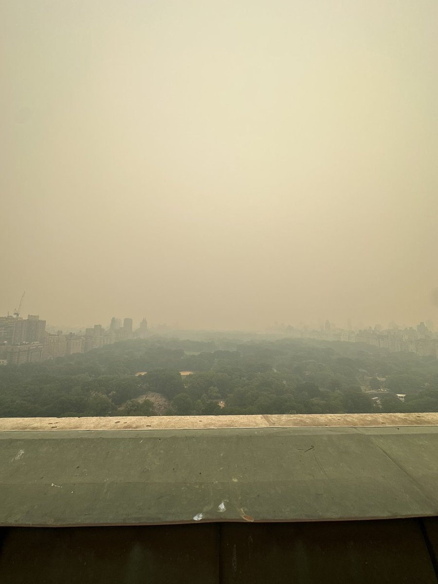 2020: need a mask to go inside
2023: need a mask to go outside 
#nyc #smoke