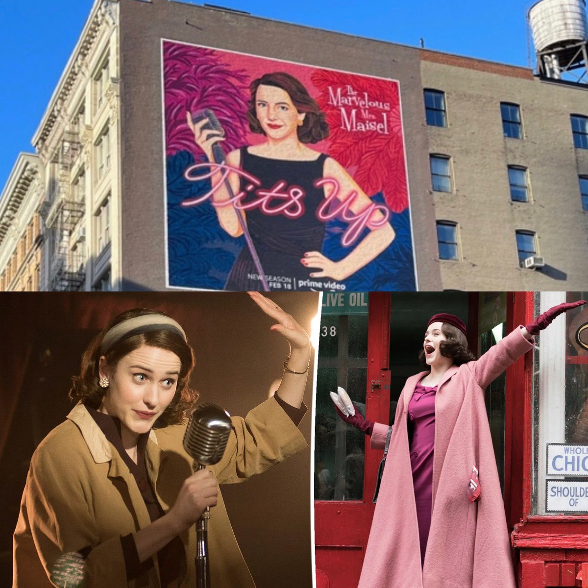 Have you seen the finale of the Marvelous Mrs. Maisel, sniff? Tits up! @MaiselTV #titsup #onwednesdayswewearpink