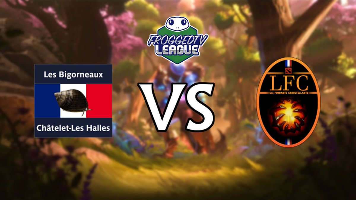 FroggedTV's tweet photo. Allez, on va vous caster des casters, un crustacé va commenté les actions de mollusques et de personnes fromagées! C'est tout de suite sur la FroggedTV 2

⚔️ Bigorneaux de Chatelet les Halles VS Les Fondants Croustillants
🎙️ @qsbs64 &amp; Kittypawa https://t.co/ex74WuM6rL