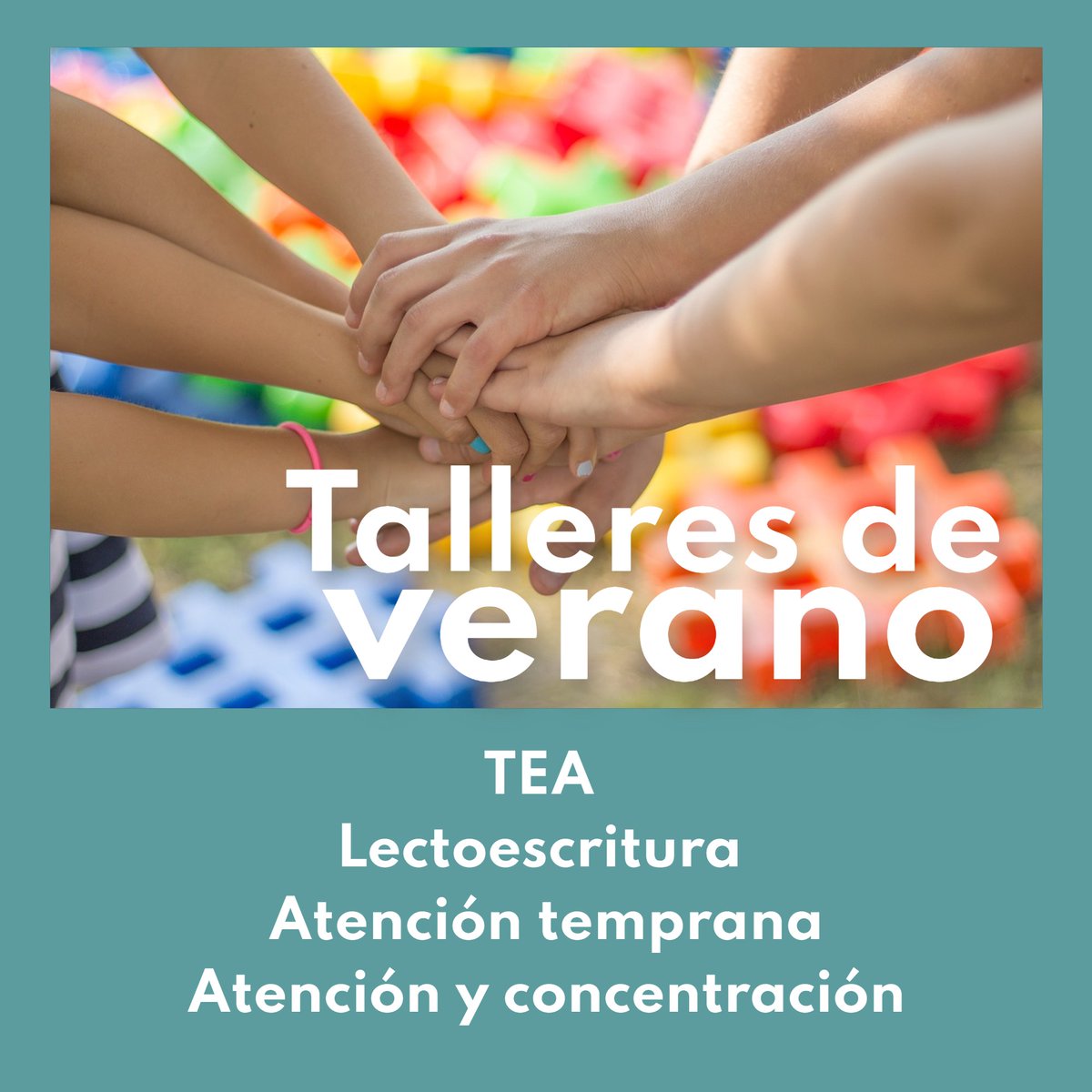 TALLERES para que tus hijo/as se diviertan mientras refuerzan la #lectoescritura y la #atención. También, #atencióntemprana y #TEA.
Infantil, primaria y secundaria. 
Máximo 4️⃣ niño/as.
📆 Mñn y tarde - julio
⏱️ 4 sesiones de 1 hora -  67€

cuartodecontadores.es/2023/06/taller…