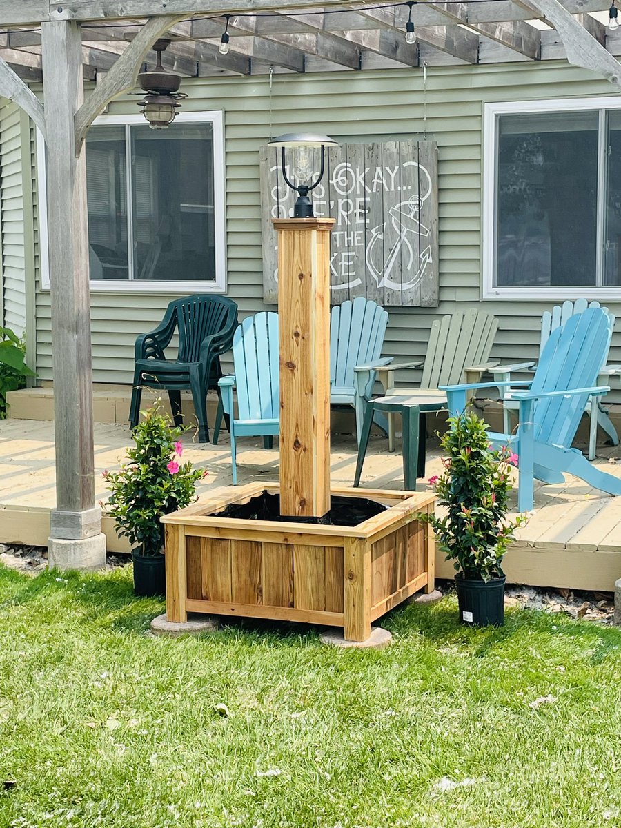 Just finished this little project up … now for the flowers.