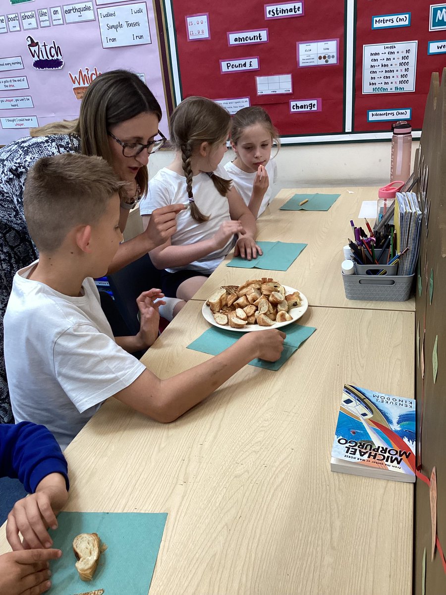 WSHacademy's tweet photo. Today, Year 5 and 6 pupils enjoyed tasting a variety of French foods including a range of pastries, cheeses, desserts and condiments. We practised ordering these foods in French using vocabulary from our French lessons and discussed our preferences. #PrimaryFrench #MFL https://t.co/xoDpD2lxCA