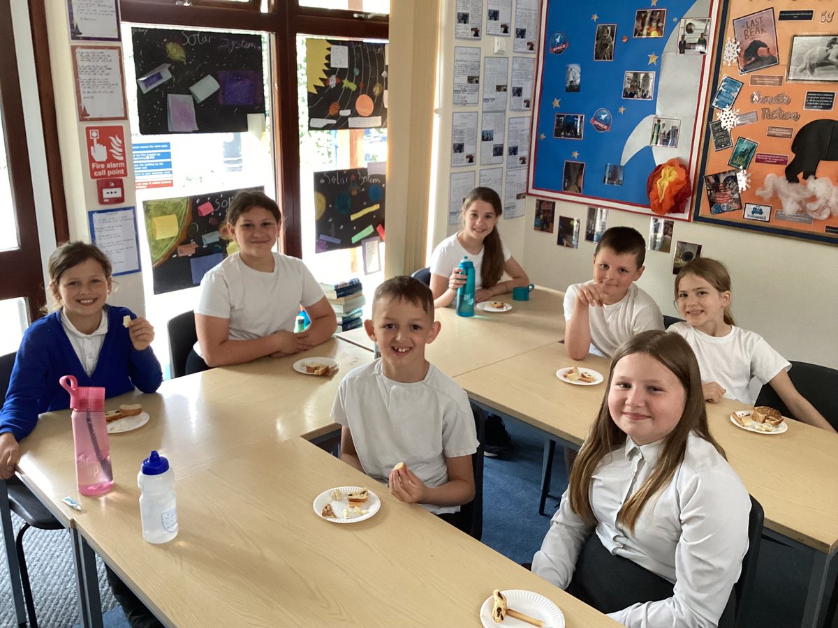 WSHacademy's tweet photo. Today, Year 5 and 6 pupils enjoyed tasting a variety of French foods including a range of pastries, cheeses, desserts and condiments. We practised ordering these foods in French using vocabulary from our French lessons and discussed our preferences. #PrimaryFrench #MFL https://t.co/xoDpD2lxCA