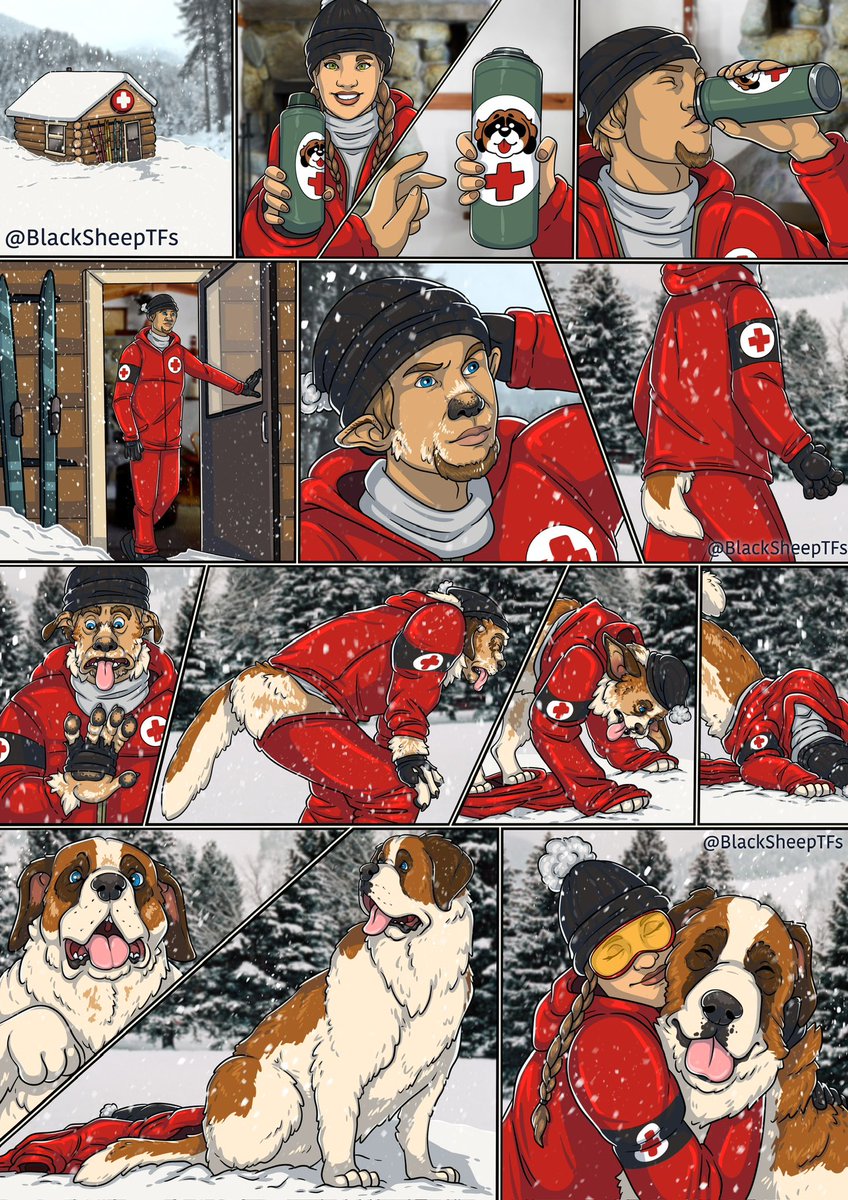 BlacksheepTFs's tweet photo. Tastes like Love - Comm
Part 4 to a Doggie series based around the 5 senses
(Links to the other completed comics ⬇️) https://t.co/sY9r8N6iTO