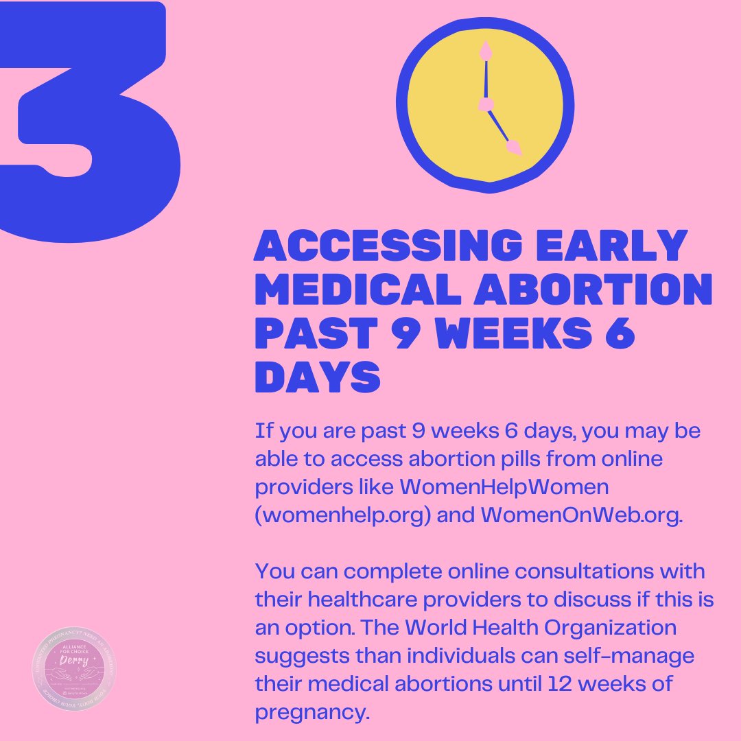 a4cderry's tweet image. We’re hearing lots of talk that people will be taught how to access abortions soon… and we think why should anyone have to wait? 

💥 Here is all the information you need if you are pregnant and don’t want to be. This info is in line with current NI service provision 💥