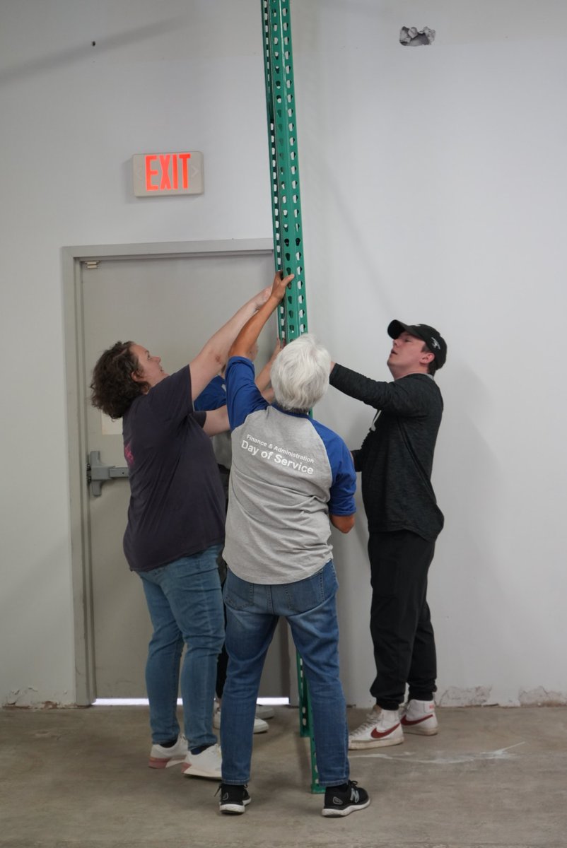 UE participated in a day of service by helping <a href="/Lpf/">lpf</a> set up their new warehouse!