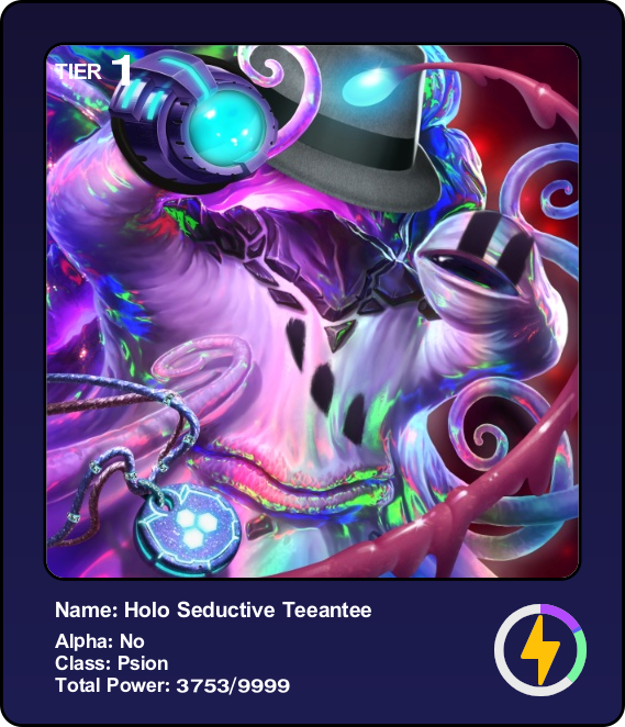 Illuvitarsbot's tweet photo. 🚨🚨🚨 Holo Seductive Teeantee 277693 sold for 0.0483 ETH (~$89.37)

🦘 Line: Snail
✨ Tier: 1
⚡ Total Power: 3753/9999

🫅 Buyer: 0x47fd..d88f

https://t.co/sm8rdPllhk https://t.co/pAhQFaXkT9