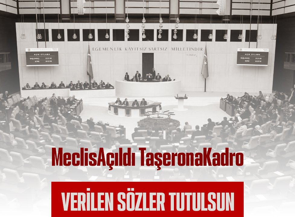 MeclisAçıldı TaşeronaKadro