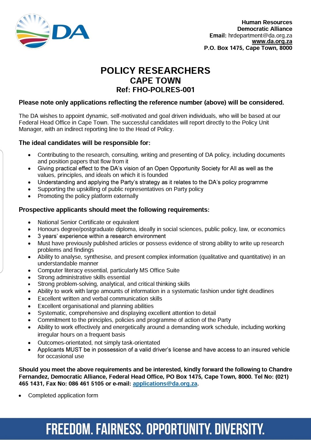 Mat Cuthbert, MP on X: mat-cuthbert-mp-on-x-job-alert-we-are-currently-looking-to-add-two-new-policy-researchers-to-our-team-at-the-da-s-federal-policy-unit-applications-close-on-the-21st
