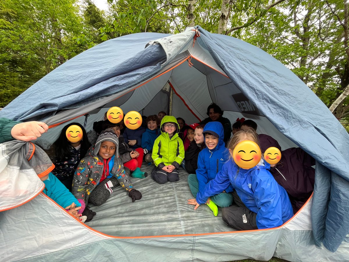 Thanks @ParksCanada_NS for teaching us how to camp @egwps 🥰#learntocamp #outdoorfun