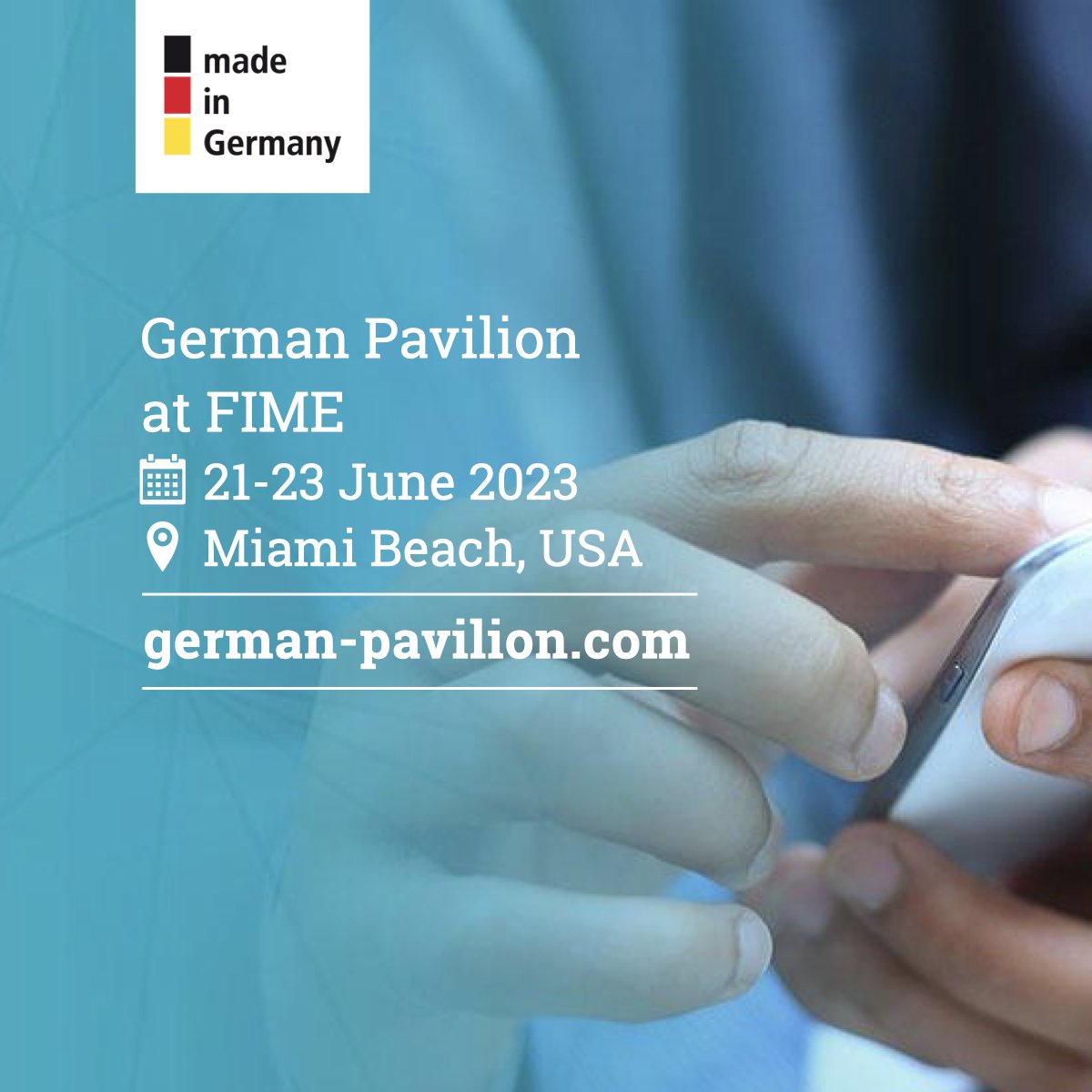 INSTAND66's tweet photo. 🌟 Exciting Announcement: INSTAND e.V. will be at FIME 2023 in Miami! at the Miami Beach Convention Center in Miami, USA. Join us from June 21st to 23rd at booth V35 @german_pavilion: https://t.co/wWThhhA9pr

#INSTAND #eqa #proficiencytesting #medicallaboratory #germanpavilion https://t.co/sJnFcT5Xhb