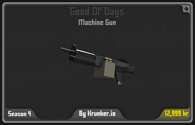Good Ol' Days Machine Gun (Season 4 Contraband) Giveaway is currently live in our server, Join it!
discord.gg/6kX2WjP
