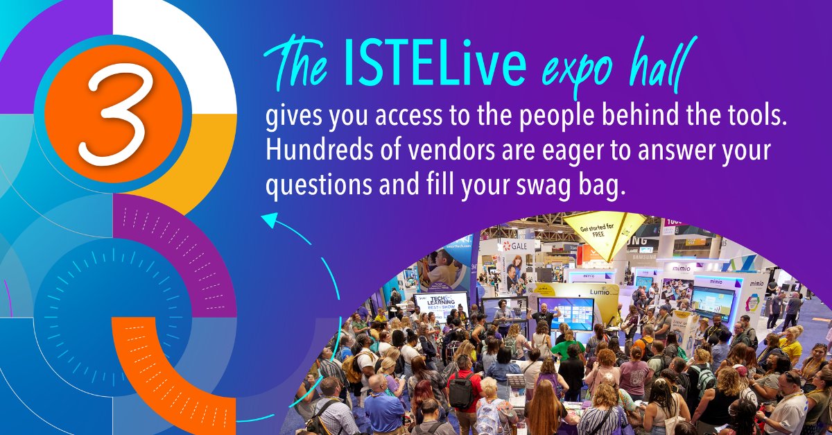 This year's #ISTELive conference in Philly is going to be a game-changer. 

Here are 3️⃣ reasons why!

Which one are you most excited about? 💭