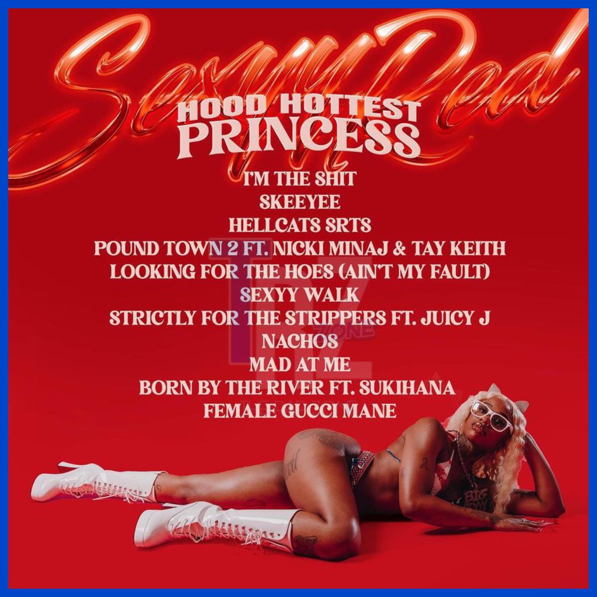 therapzone's tweet photo. #TRZ: Okay! #SexyyRed announces she’ll be dropping her project called “Hood Hottest Princess” this friday. The features include #NickiMinaj, #TayKeith, #JuicyJ &amp; #Sukihana 🔥🎶 (📸: @gettyimages) https://t.co/UbCfGctRNw