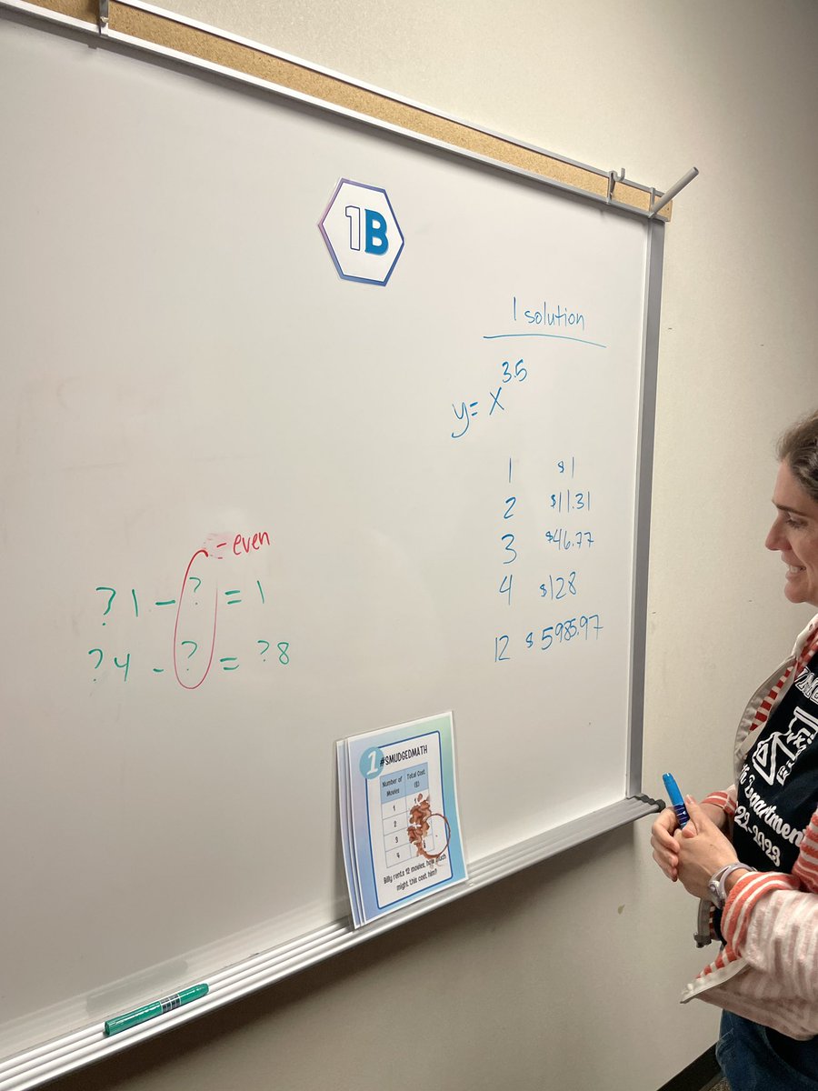 BrinkleyLea's tweet photo. We really had some great collaboration in Calculating Conversations! #smudgedmath in action @Humble_2ndMath #mathconnections https://t.co/d6vdYIy4Cg
