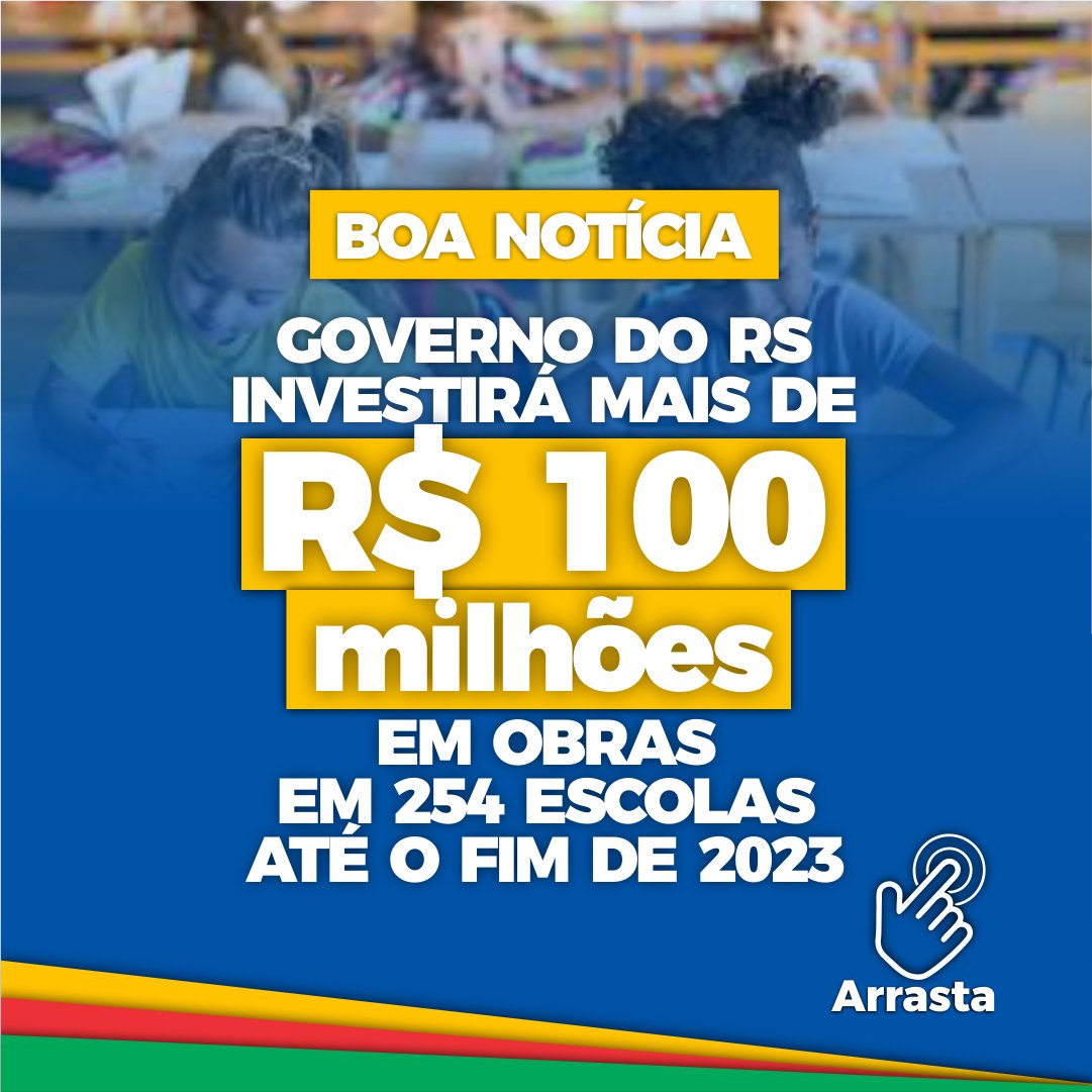 BancadaPSDBrs's tweet image. Investimentos em obras escolares. #BancadaPSDB #PSDB #Escolas #Ensino #Obras #Estudantes #Alunos