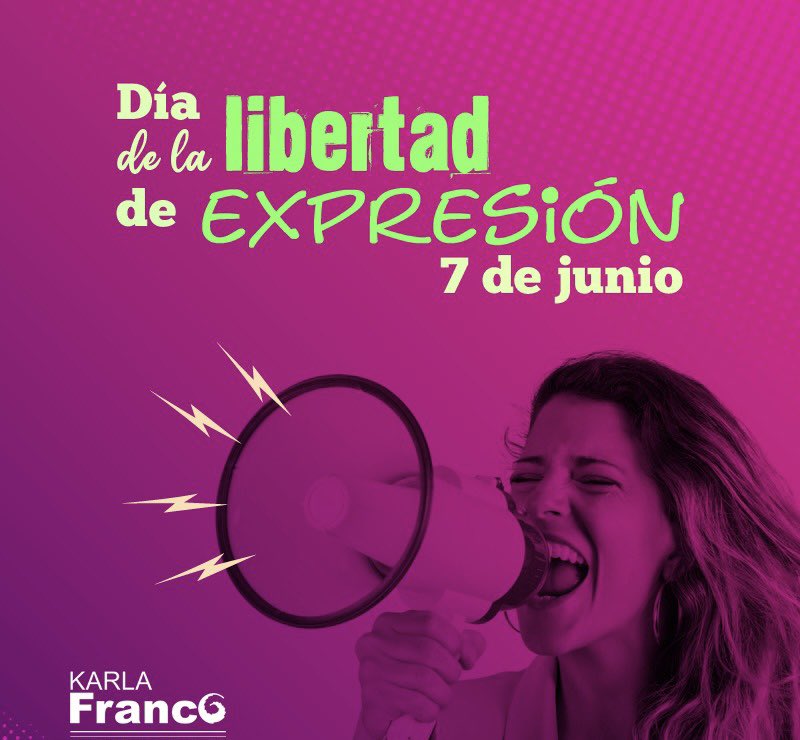 karlarfb13's tweet photo. Mi reconocimiento a quienes ejercen con profesionalismo el derecho de la libre expresión, sin duda las ideas y opiniones fortalecen nuestra sociedad democrática y plural.
🗽🌍 #LibertadDeExpresión https://t.co/Rv5g41CNtL