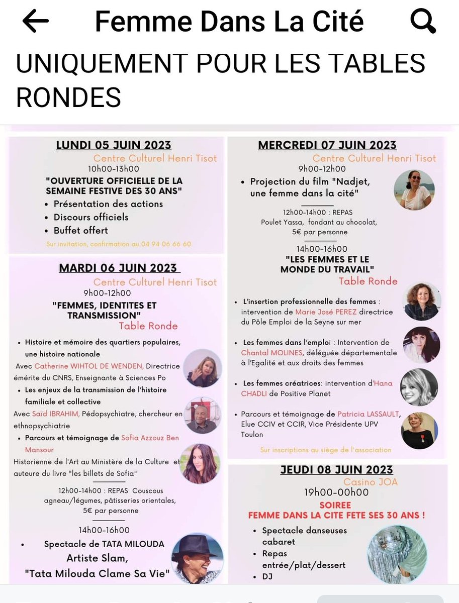 MarieJosePEREZ5's tweet photo. Femmes dans la cité fête cette semaine ses 30ans.  Investissement exemplaire au service de l'insertion sociale et professionnelle des femmes #laseynesurmer
@PolitiqueVille 
#partenariat #AvecPoleEmploi 
@poleemploi_VAR 
@dans_cite 👏👏👏 https://t.co/PSN5c1SUrm