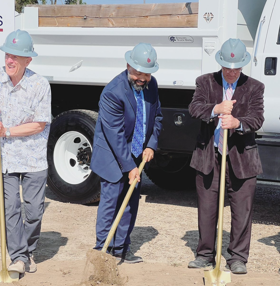 Ground Breaking at Tuolumne School: My first event as the new Principal of TES.