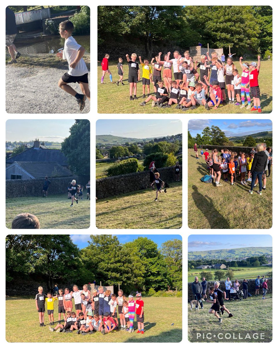 GreatwoodCPS's tweet photo. An absolutely incredible evening for our Greatwood children who ran in this evenings Kildwick Fell Race. Children from Reception all the way up to Year 6 represented us. Many thanks to Mrs Smurthwaite for all of her hard work. @C_Smurthwaite @kcacuk #fellrunning #funrunning https://t.co/BQUqw1vTXp