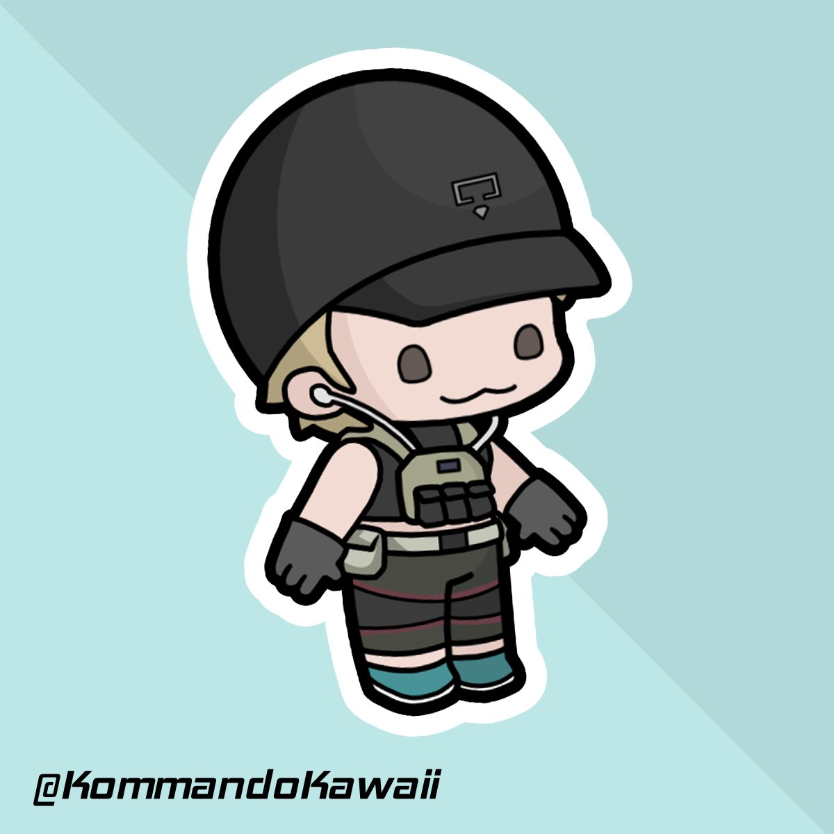 KommandoKawaii's tweet photo. Quick #Chibi - Charly (Tactical Human skin) from #callofduty

#warzone2 #mw2 #warzone2019 #Cute #Kawaii #quickchibi #Cartoon #codwarzone #codmw #warzonecaldera #modernwarfare
#warzoneclips #codcharly #callofdutycharly #taskforce141 https://t.co/u5cLIoFkSd