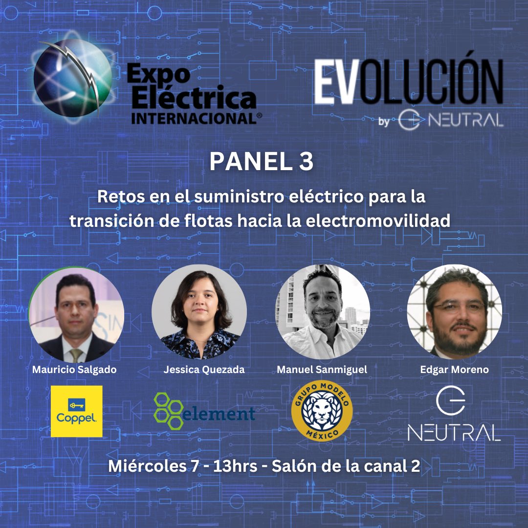 CeNeutral (@ceneutral) on Twitter photo Presentamos nuestro 3er panel - Oportunidades en operación de flotas durante la transición hacia la electromovilidad - Con Jessica Quezada de <a href="/ElementFleet/">Element Fleet</a> Mauricio Salgado de #Coppel Manuel Sanmiguel de #GrupoModelo y como moderador Edgar Samuel Moreno de CeNeutral. Presentamos nuestro 3er panel - Oportunidades en operación de flotas durante la transición hacia la electromovilidad - Con Jessica Quezada de <a href="/ElementFleet/">Element Fleet</a> Mauricio Salgado de #Coppel Manuel Sanmiguel de #GrupoModelo y como moderador Edgar Samuel Moreno de CeNeutral.