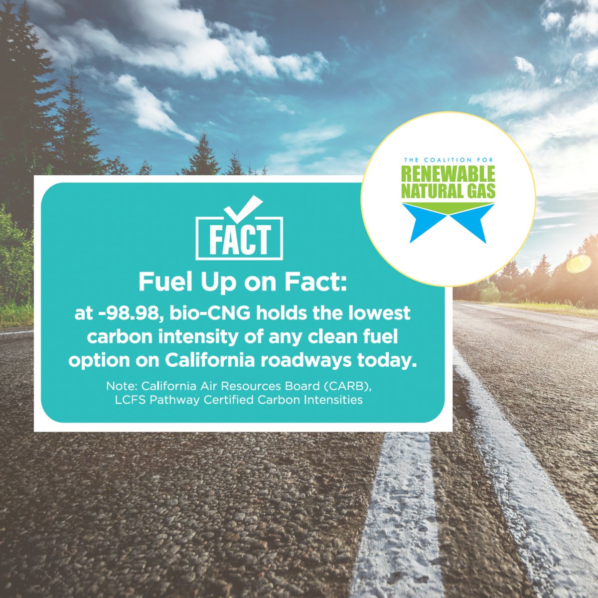 CoalitionForRNG's tweet photo. Demonstrating a path to decarbonize with #RenewableNaturalGas, California fleets fueled with in-state bio-CNG were carbon negative in 2022... #andthatsafact
Read more π https://t.co/Q9YgdniBKh
#RNG #RenewableGas #CleanEnergyFuture @NGVAmerica https://t.co/LHg7DQkvpC