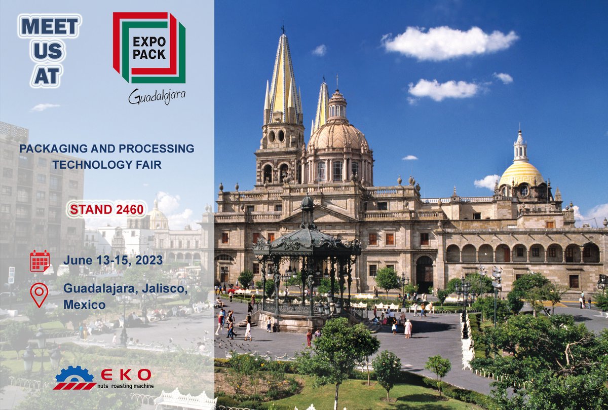 BurakKeziban's tweet image. Meet us at ExpoPack during 13-15 June 2023 ekoroast.com 
#ExpoPack #Ekoroast #KMSMachine #Turkey #Mexico #Guadalajara #fair #exhibition #ExpoPack2023 #nutroastingmachine