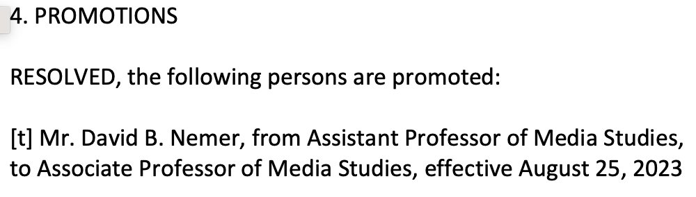 In September 2014, an email arrived in my inbox from my former Ph.D. adviser, Eden Medina, sharing a job advertisement for a position in @MediaStudies at the University of Virginia (@UVA). At that time, I was nearing the end of my internship at Microsoft Research and +