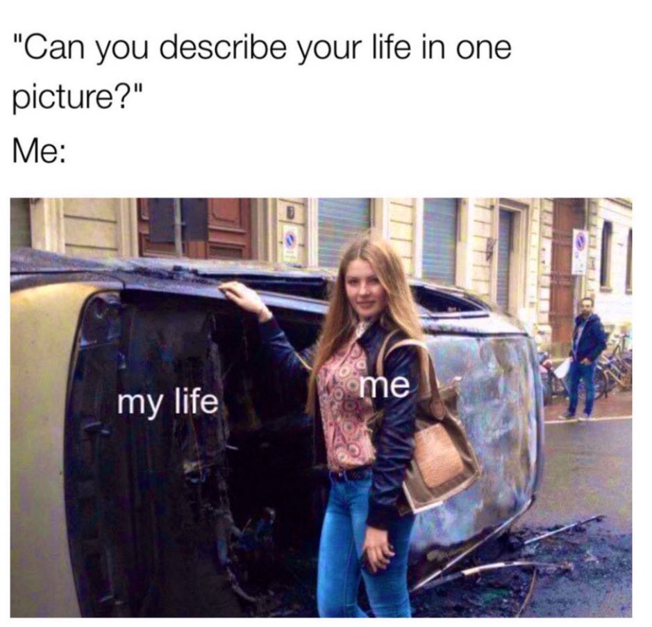 The struggle is real