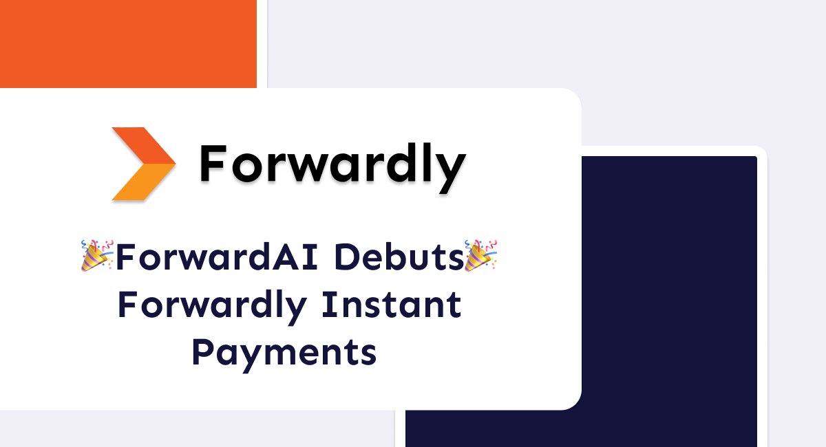 ForwardAI's tweet photo. 📢We are thrilled to announce the official launch of #Forwardly, the first-of-its-kind #RTP enabled cash flow management tool for #SMBs & #accountants in North America!
🎉Say goodbye to waiting and hello to #instantpayments!
🚀Sign up at https://t.co/IGhZaMLKLF
#B2BPayments https://t.co/Z9ud5lYCaQ