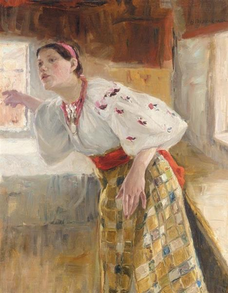 Ukrainian art history is sensitive content for Elon Mask and Twitter. It's shadowed on twitter. The Ukrainian girl in Mykola Pymonenko's (1862-1912) painting asks 'Are you kidding me?'  

Maybe, I should move to Instagram?