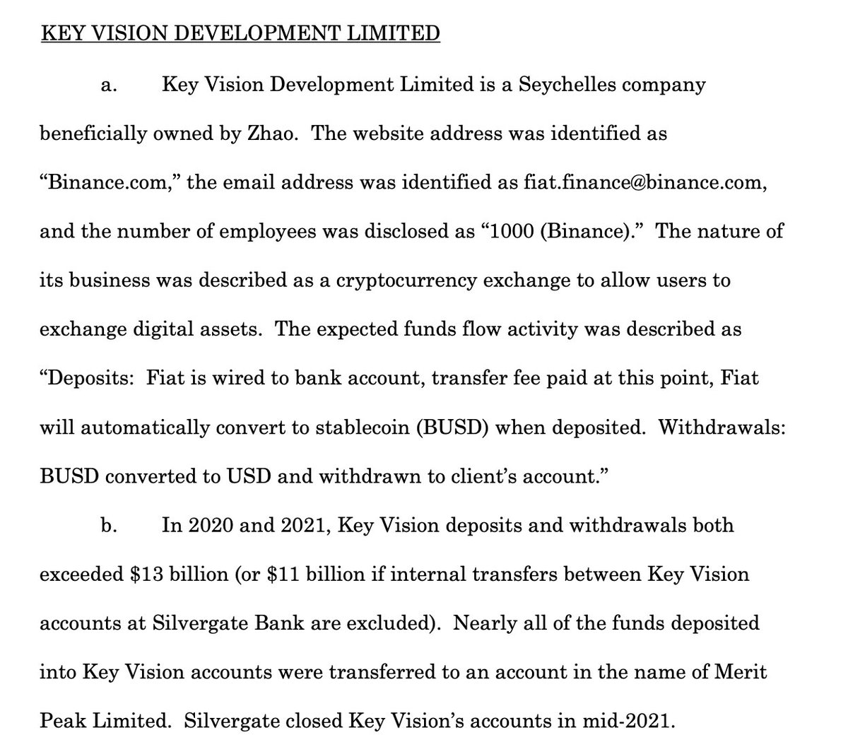 Cryptadamist's tweet photo. 🧐 "In 2020 and 2021, #KeyVisionDevelopment deposits and withdrawals both exceeded $13 billion (or $11 billion if internal transfers between Key Vision accounts at #SilvergateBank are excluded." @AlderLaneEggs @AureliusValue @ExkrementKoin @intel_jakal https://t.co/lzWAIpLMHk