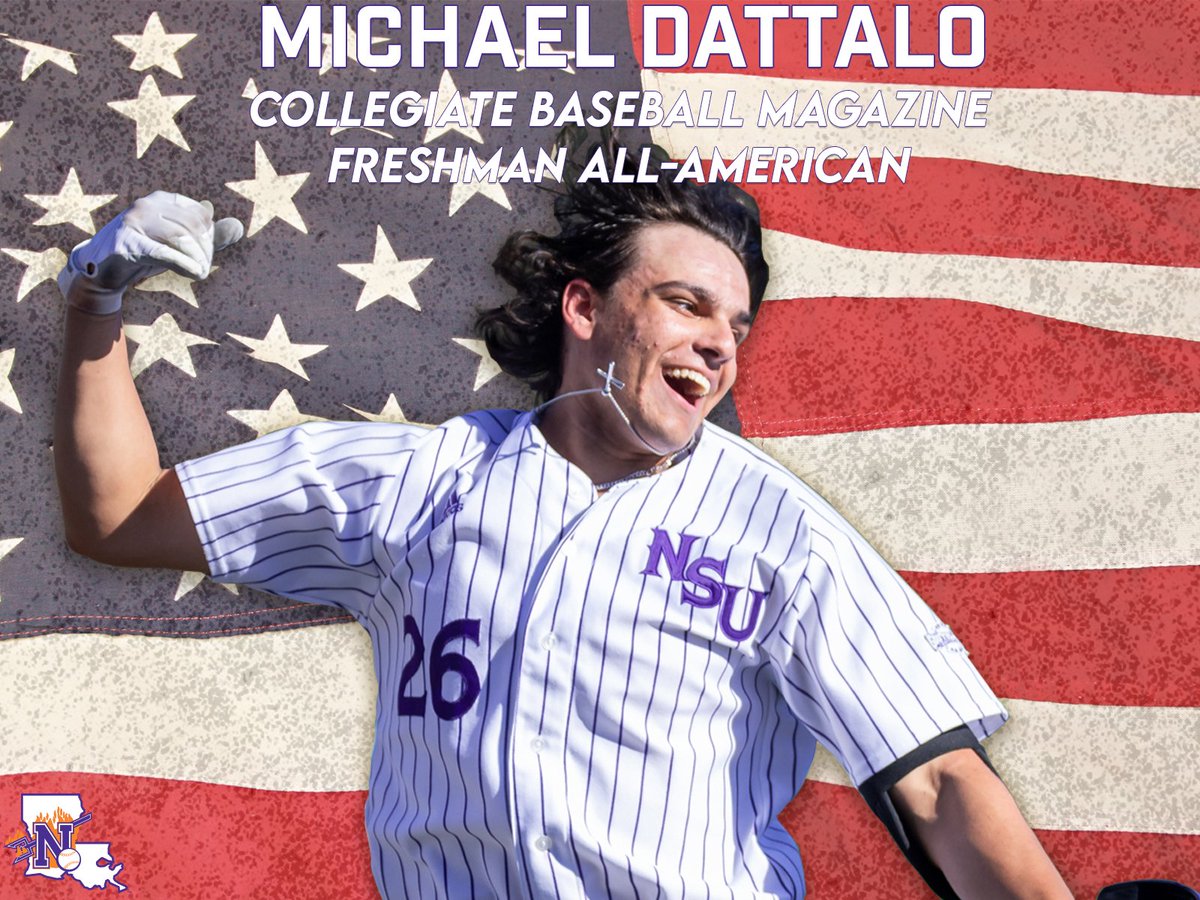 NSU Baseball (@nsudemonsbsb) on Twitter photo The 7๏ธโฃth Freshman All-American in NSU baseball history: <a href="/mdattalo22/">Michael Dattalo</a>.
๐ bit.ly/3oUjWtJ
#ForkEm The 7๏ธโฃth Freshman All-American in NSU baseball history: <a href="/mdattalo22/">Michael Dattalo</a>.
๐ bit.ly/3oUjWtJ
#ForkEm