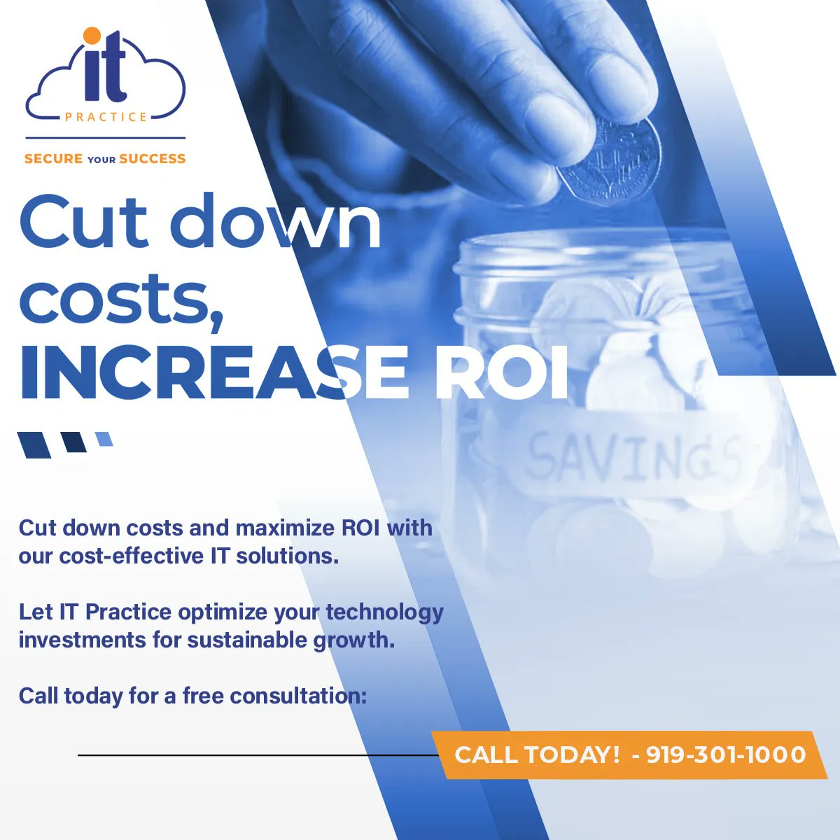 ITPractice's tweet photo. Cut down costs and maximize ROI with our cost-effective IT solutions. Let IT Practice optimize your technology investments for sustainable growth. 💰💼 #CostEfficiency #BusinessGrowth https://t.co/uZN5ZZSPOV