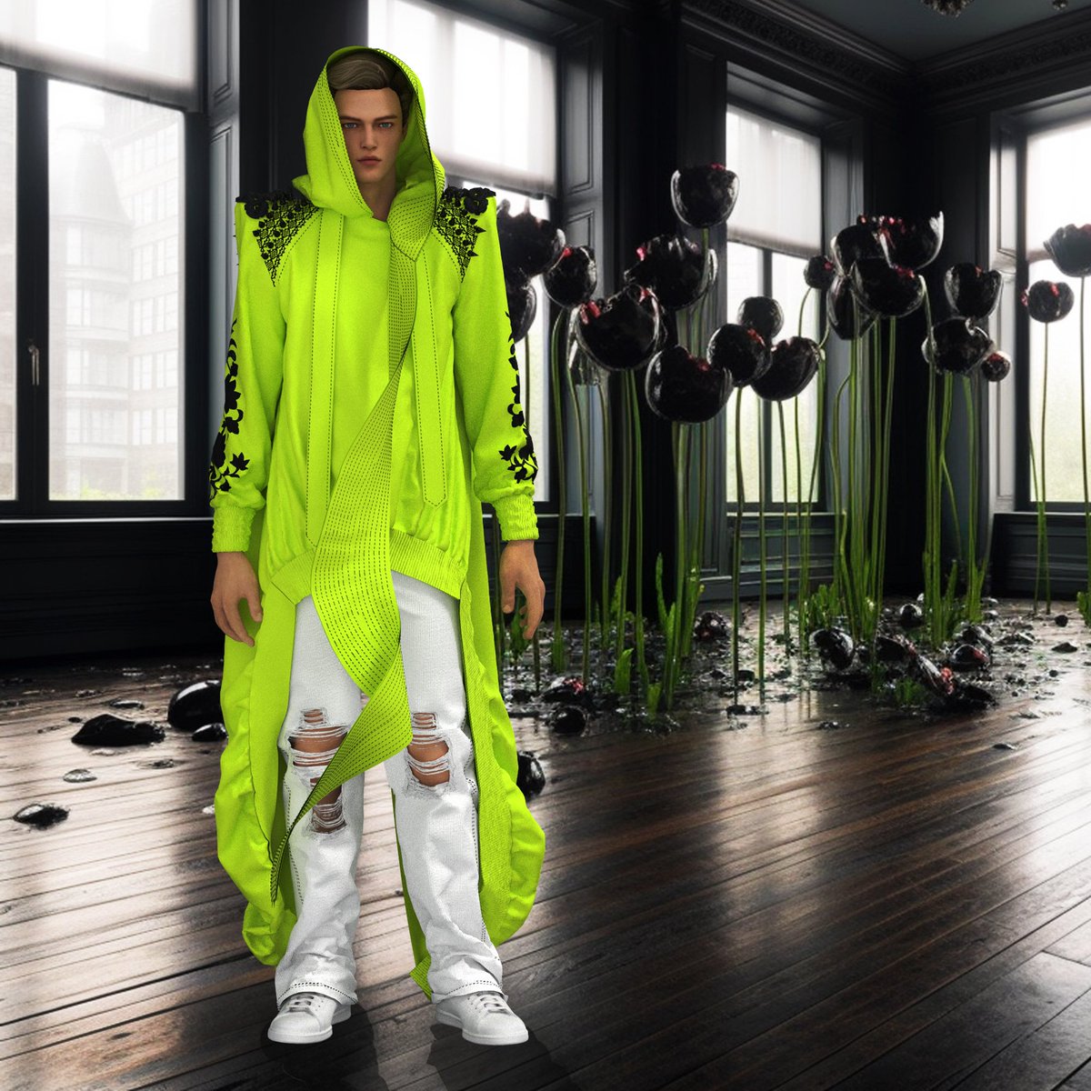 3DCSTUDIOx's tweet image. Colección Rookies Awards 2023 @TheRookiesCO 
Sudadera asimétrica con hombros bordados.
Diseñado en #clo3d, fondos diseñados con #midjourney 
#moda3d #Diseñodemoda3D #3dworld #3dmoda #3dstyle #3dart #3dfashion #3dartist