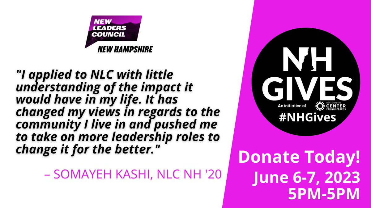 NLC_NH's tweet image. Only a few hours left to give! 🎁

NLC recruits emerging leaders from diverse backgrounds. Here in NH, we are investing in local leaders: those who center equity, build trust, and reflect the communities they serve. 

Join us in funding local change!
👇
nhgives.org/organizations/…